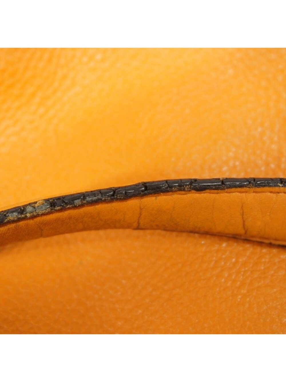 ★SOLD★ Gucci Tote Soho Leather Orange Gold - Picture 7 of 10